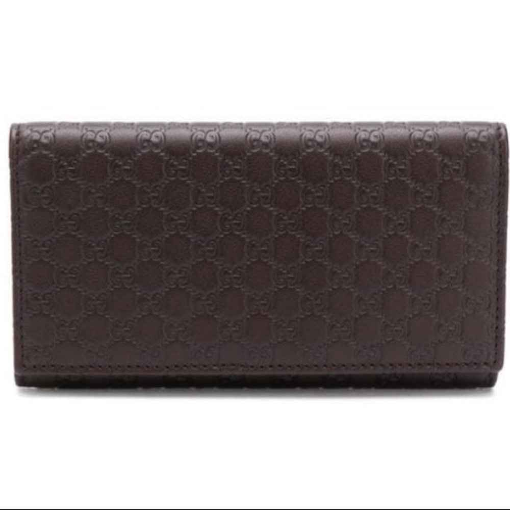 Authentic GUCCI Foldover Wallet in original box